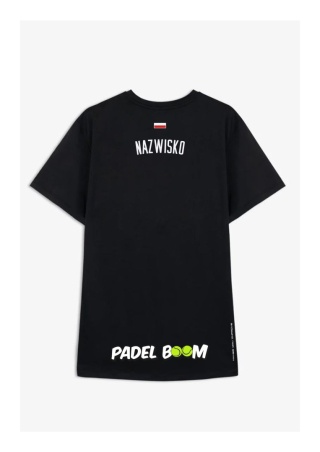 PREORDER Koszulka Czarna Court26 Padel Boom
