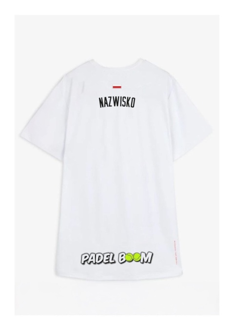 PREORDER Koszulka Biała Court26 Padel Boom