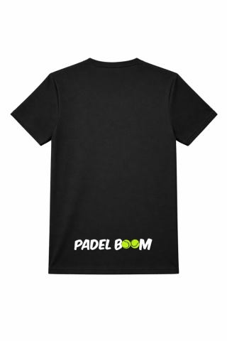 Koszulka Czarna Court26 Padel Boom