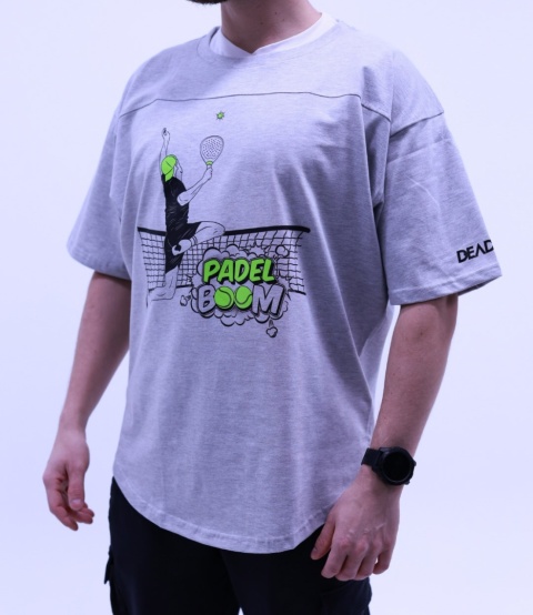 Koszulka oversize - szara