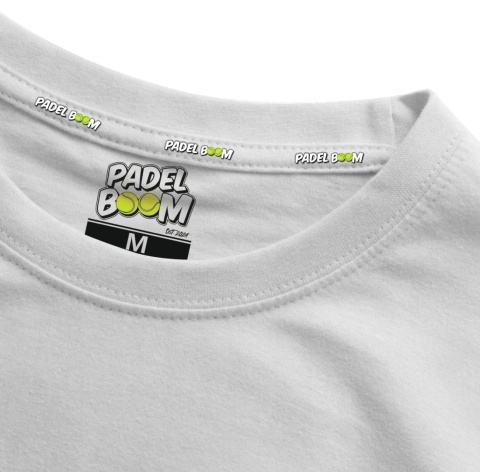 PREORDER Koszulka Biała Court26 Padel Boom