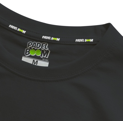 PREORDER Koszulka Czarna Court26 Padel Boom