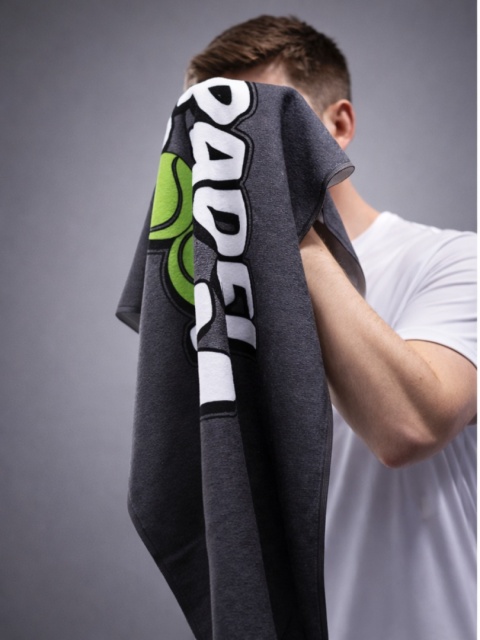 Ręcznik dwustronny antracyt 50x100